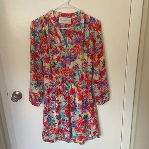 Charles Henry Long Sleeve Floral Dress Size Small